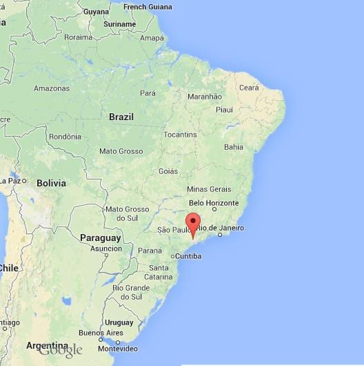 kde je Sao Paulo se nachází na mapě