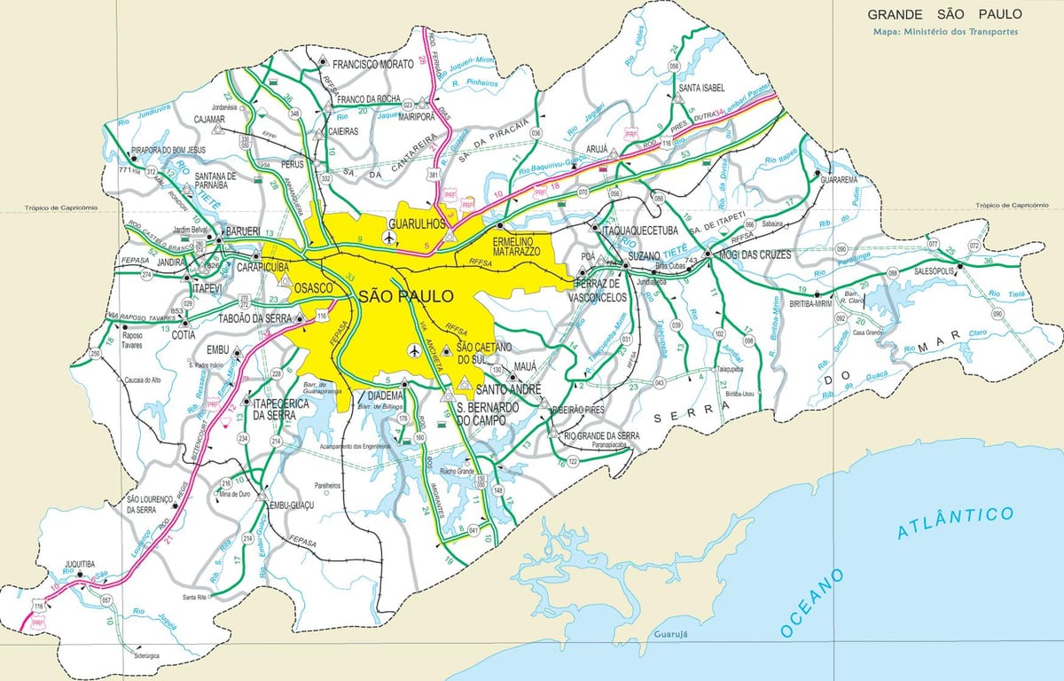 mapy São Paulo