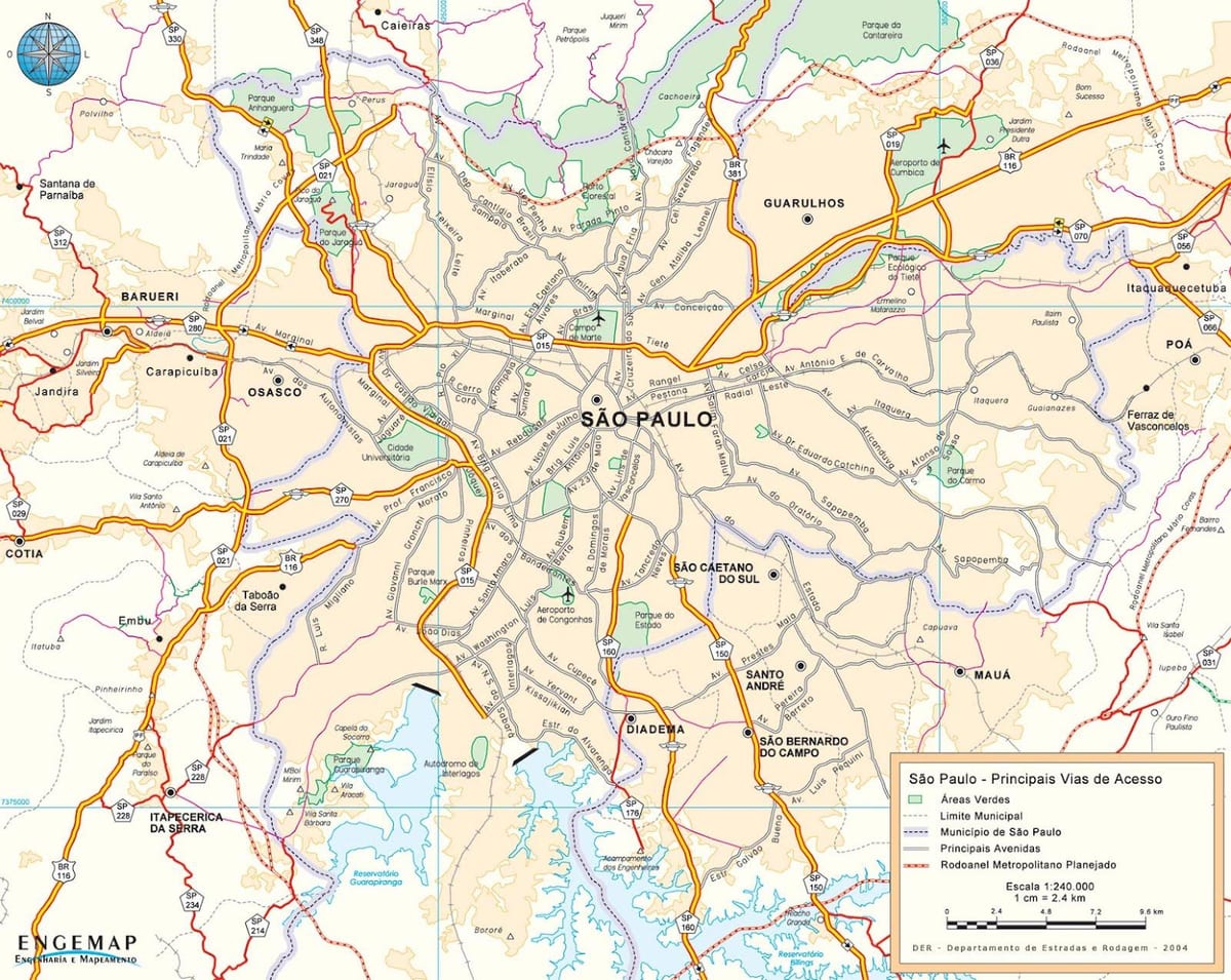 mapa São Paulo