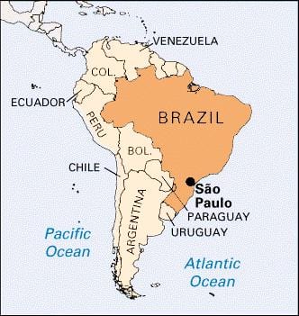 mapa san Paulo