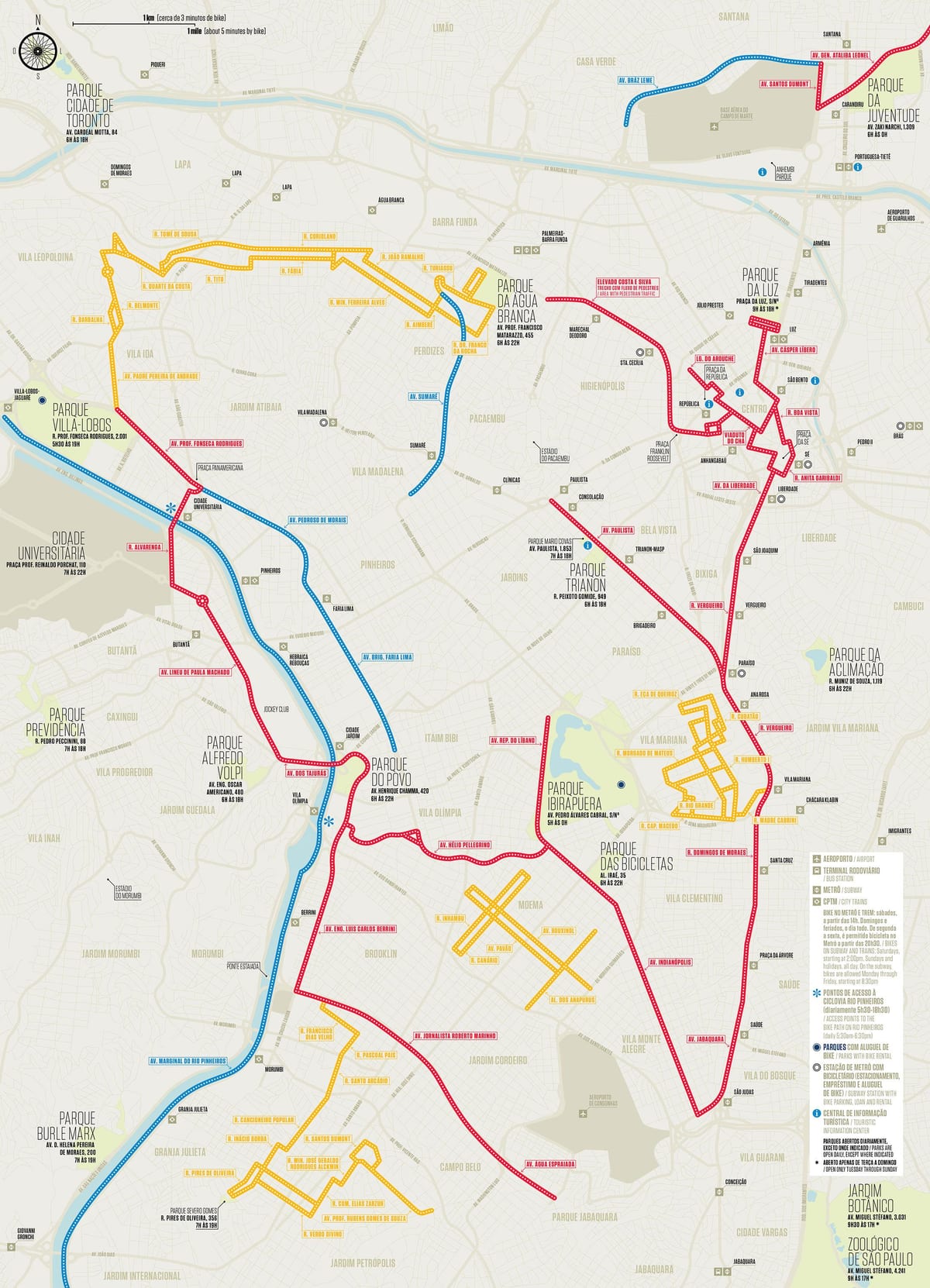 São Paulo kole mapě