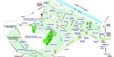 São Paulo školy mapě