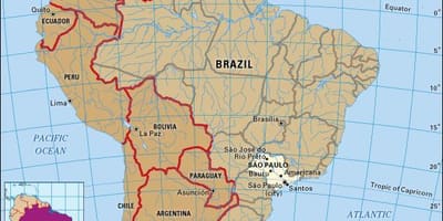 São Paulo zeměpisné mapy